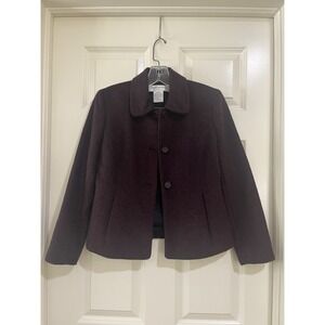 jones new york women wool blend blazer size 2P